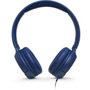 JBL Tune 500 On-Ear Headphones with Microphone JBLT500BLUAM IMAGE 2
