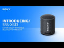 Sony XB13 Extra Bass™ Bluetooth and Waterproof Portable Speaker SRSXB13C EXTERNAL_VIDEO 1