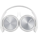 Sony Over-the-Ear Headphones with Built-in Microphone MDR-ZX310AP/W IMAGE 2