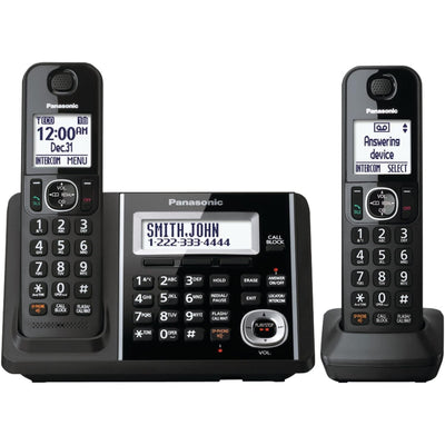 Panasonic Digital Cordless Answering System with 2 Handsets KXTGF342B