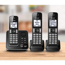 Panasonic Digital Cordless Answering System with 3 Handsets KX-TGD393B IMAGE 2