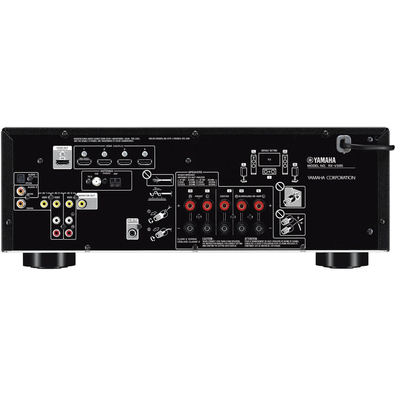 Yamaha 5.1-Channel 4K Home Theatre Receiver RXV385B IMAGE 3