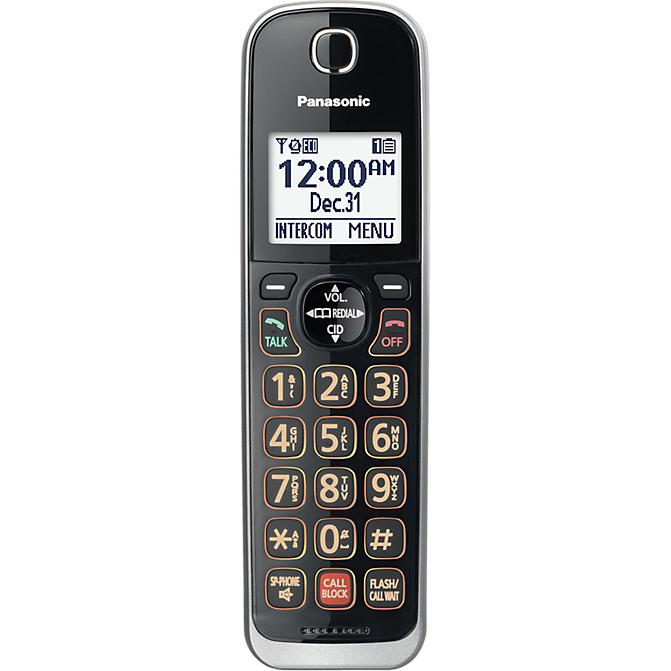 Panasonic Phone System with Corded and 2 Cordless Handsets KX-TGF872B IMAGE 7