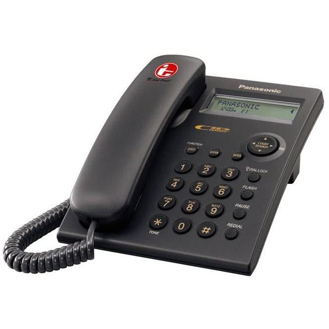 Panasonic Corded Phone with Call Display Compatibility KX-TSC11-CB IMAGE 1