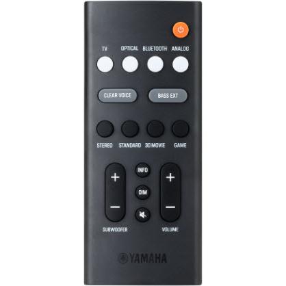 Yamaha Compact Sound Bar and Wireless Subwoofer With Bluetooth SR-C30A IMAGE 5