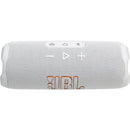 JBL Flip 7 Bluetooth Portable Speaker FLIP7WHTAM IMAGE 5