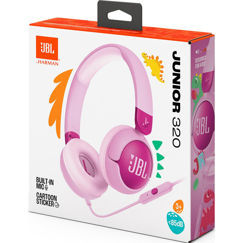 JBL On-Ear Kid Headphones with Microphone JR320BTPURAM IMAGE 7